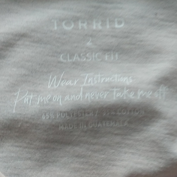 Torrid long sleeve t-shirt - Picture 4 of 5